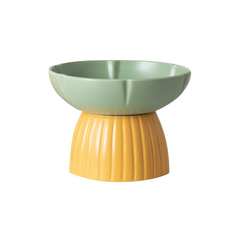 Elevate Your Pet's Dining Experience with the Pet Macaron Color Ceramic Feeding Bowl