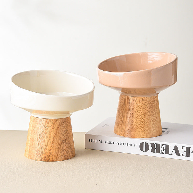 Elevate Your Pet's Dining Experience with Our Ceramic Elevated Food & Water Bowl