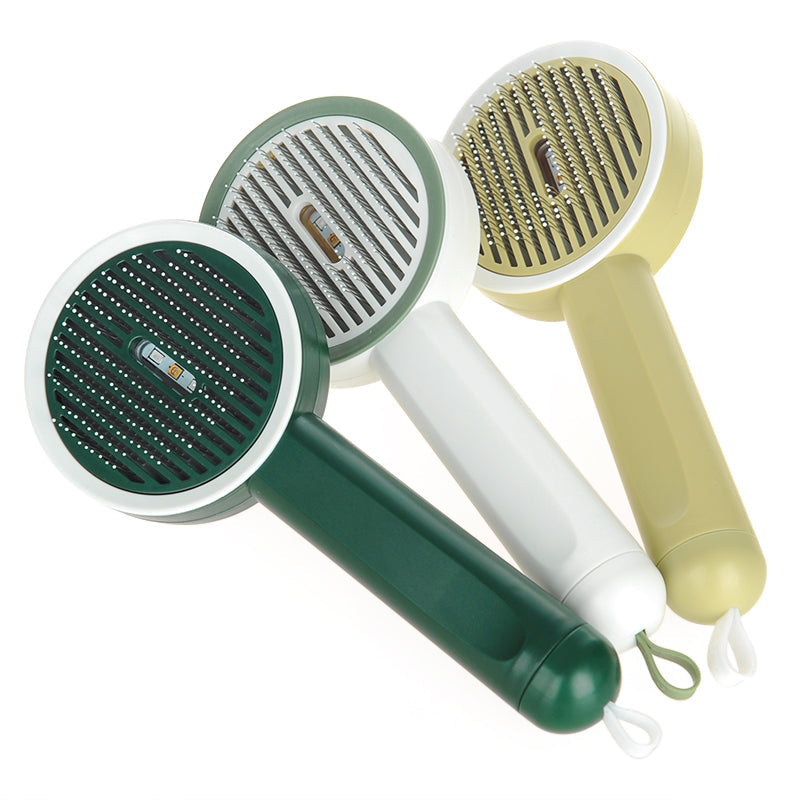 Transform Your Pet Grooming Routine with the 2-in-1 Pet Grooming Comb With UVC Detection Lamp