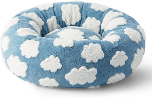 Round Warm Pet Bed for All Seasons